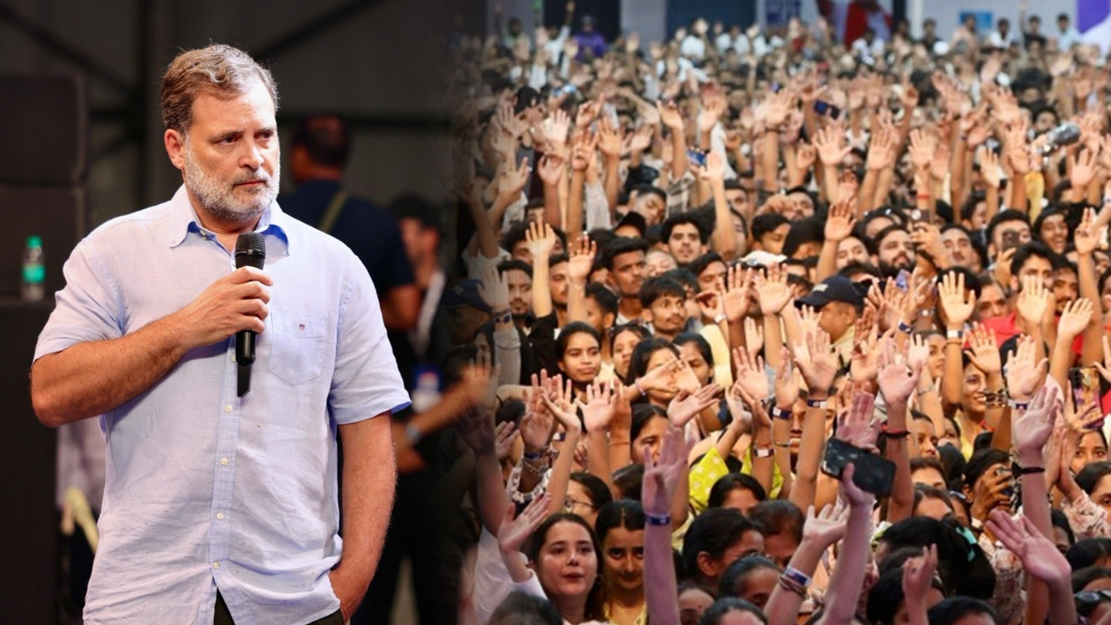 Rahul Gandhi criticises government over paper leak scandal