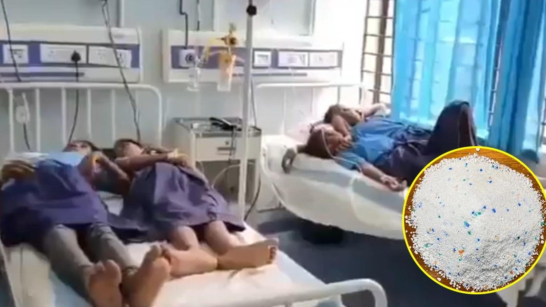 Detergent mixed in Bihar school meal, 35 students fall ill