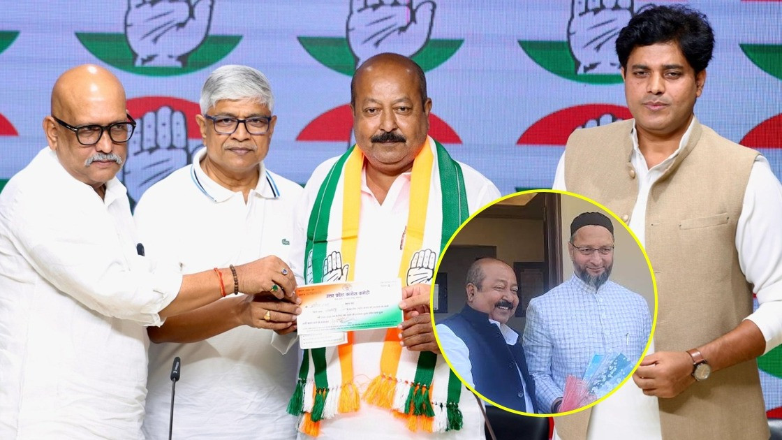 Asaduddin Owaisi faces setback as Aseem Waqaar joins Congress