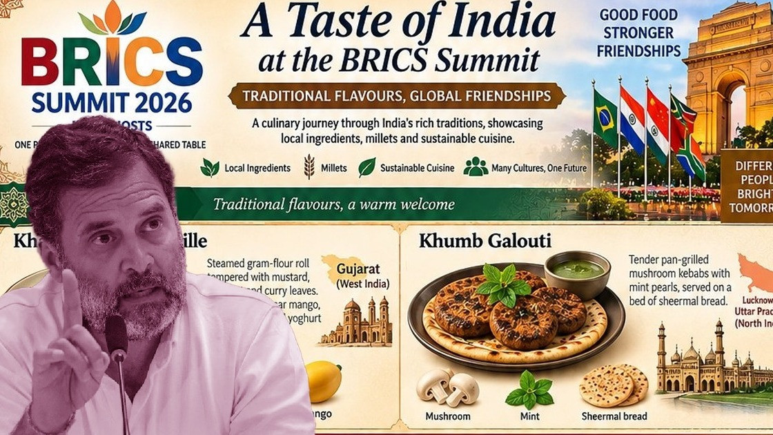 Political uproar over serving vegetarian food to foreign guests at BRICS