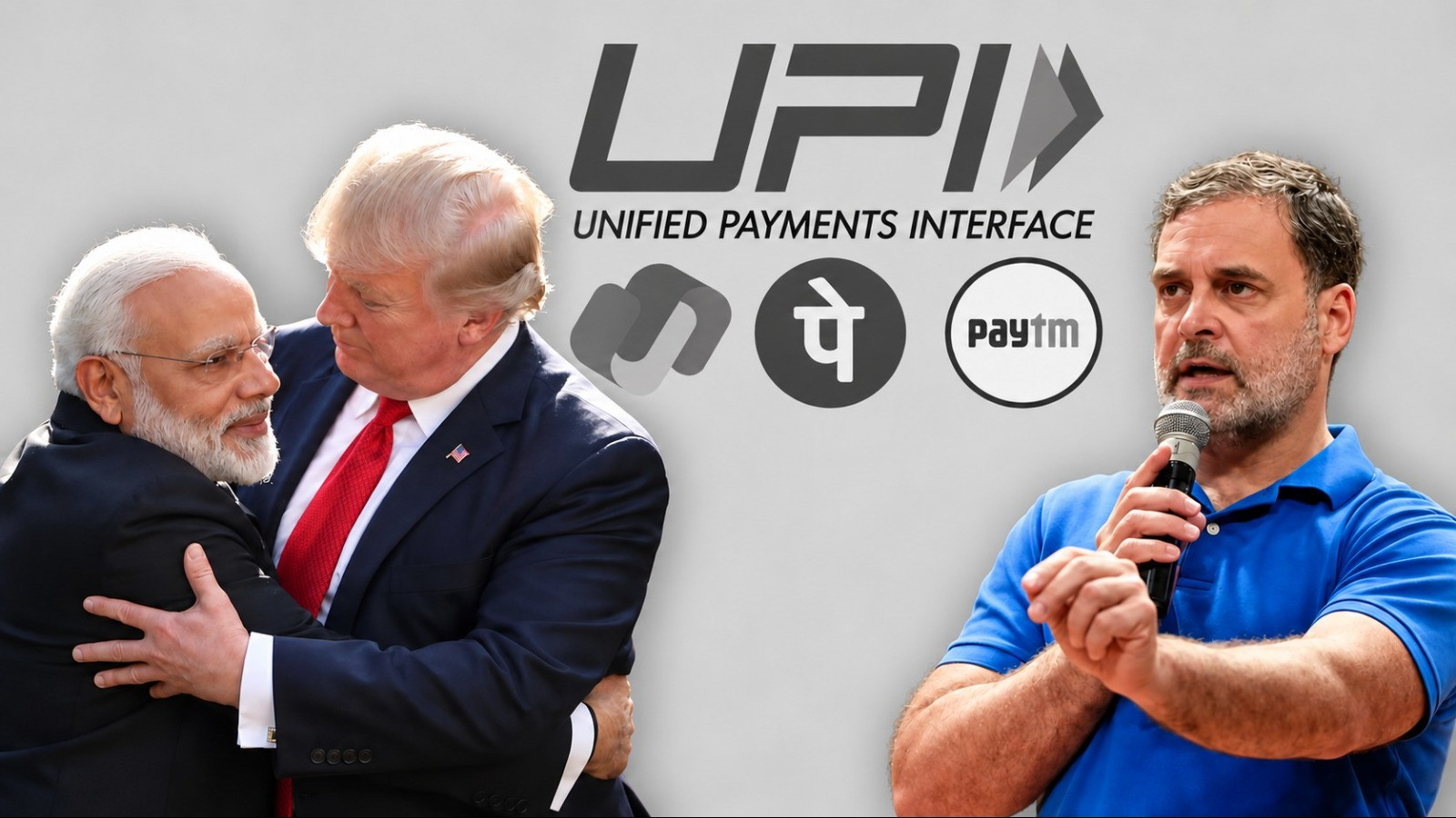 Rahul Gandhi accuses PM Modi of bowing to US pressure on UPI charges