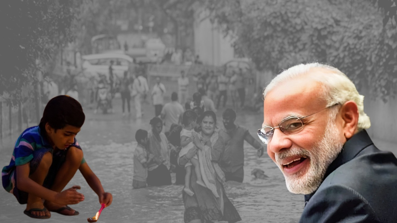 Extinguish your home fire and light a lamp for Modi