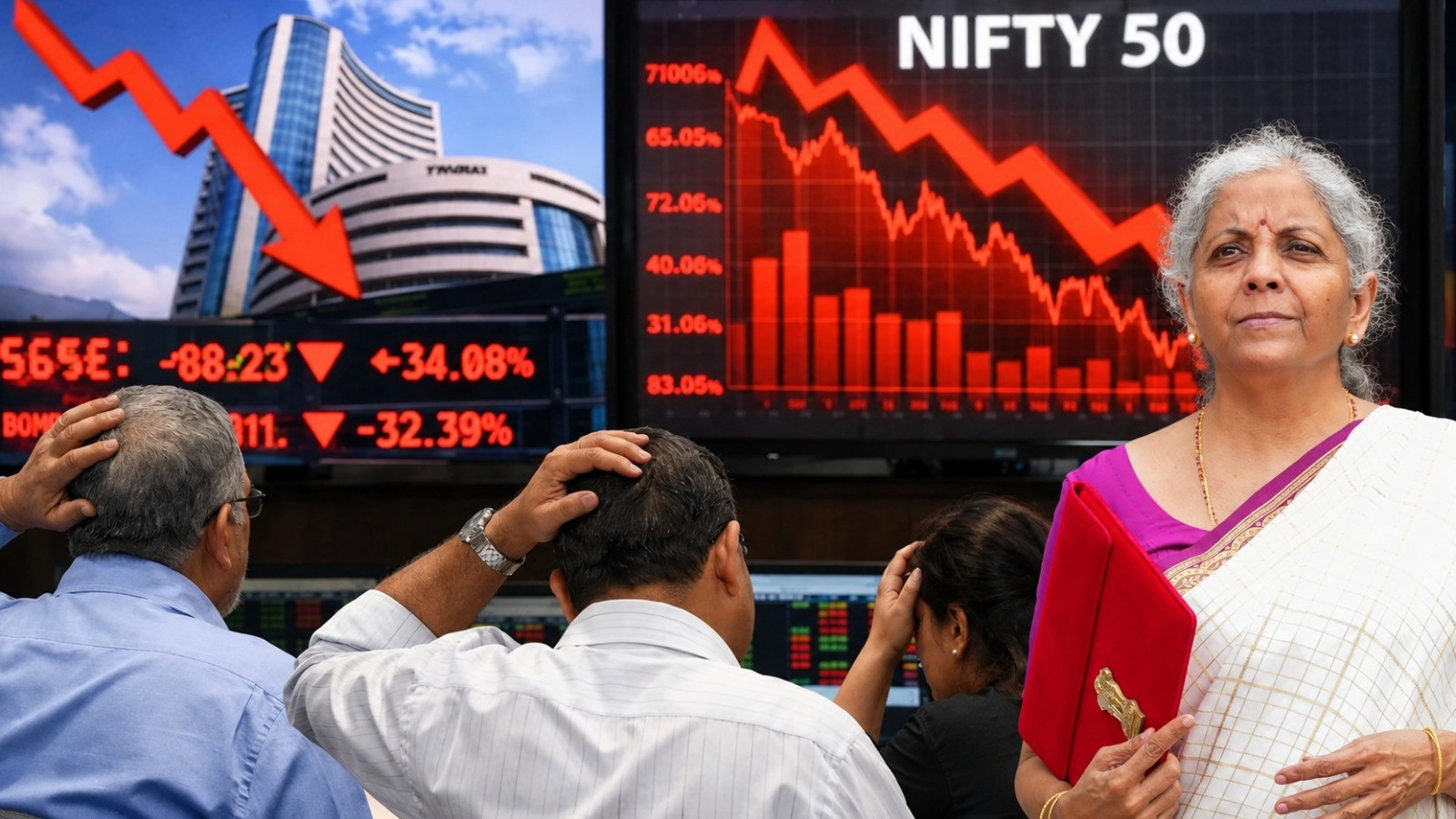 Foreign exchange reserves see biggest drop, market crashes