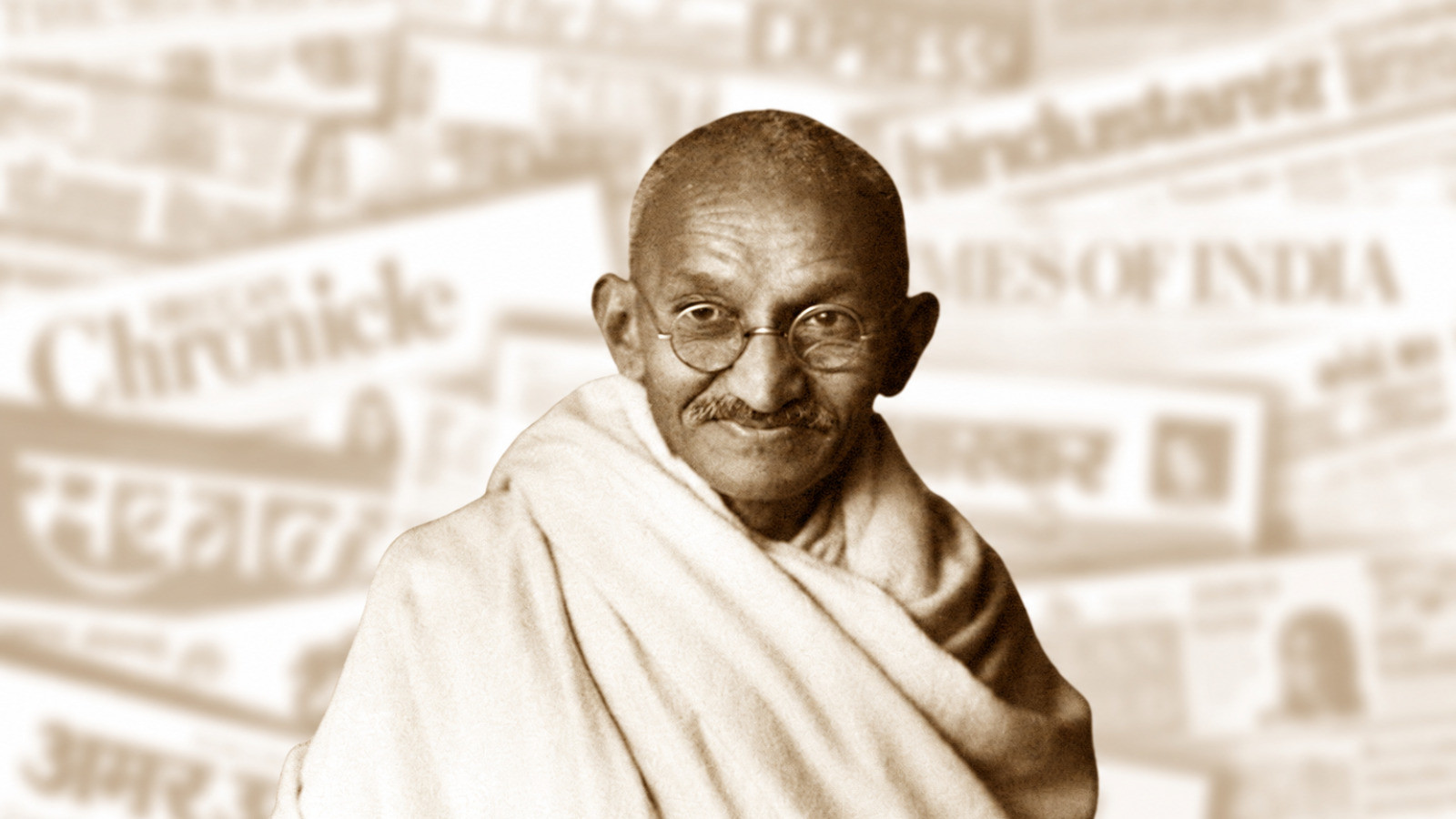 Gandhiji's personality was shaped by inner strength and principles