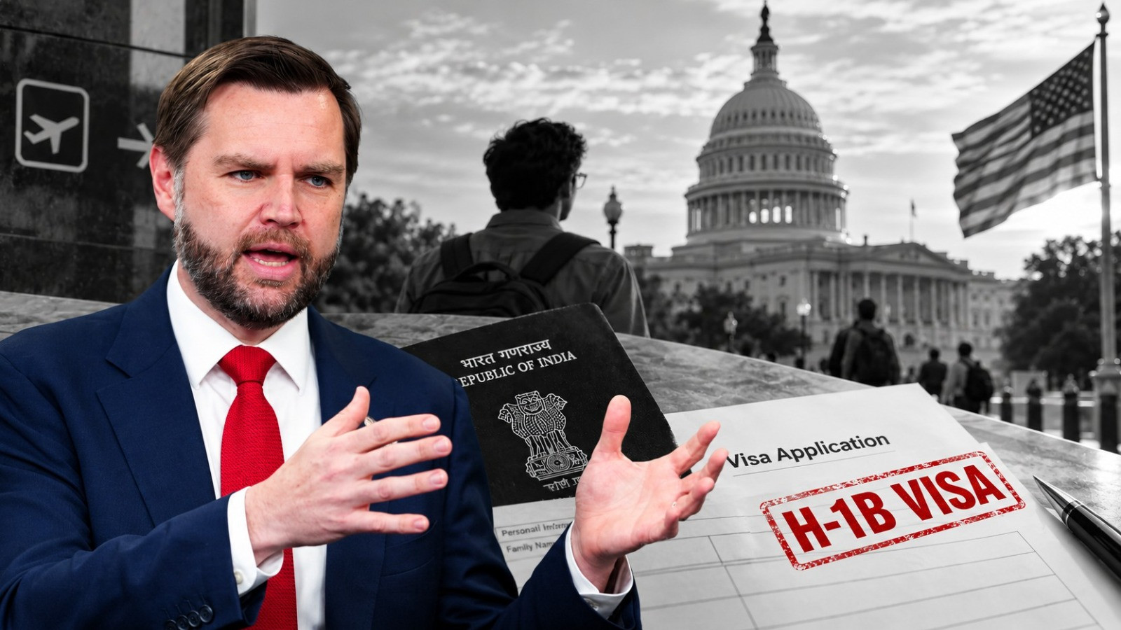 US Vice President JD Vance supports ending H-1B visa, raises concerns for Indians