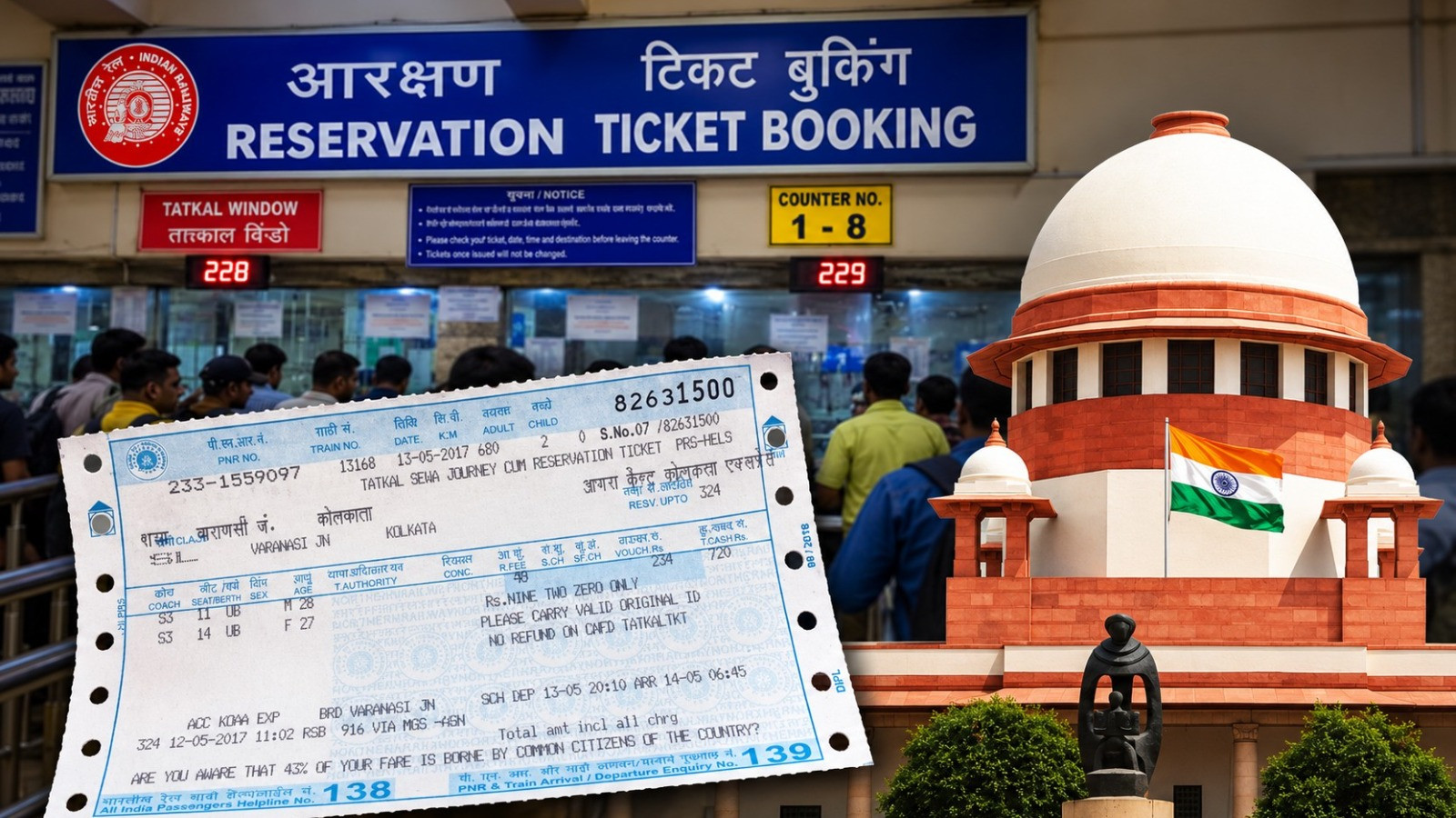 SC का आदेश, ऑनलाइन हो या ऑफलाइन, 27 अक्टूबर से हर ट्रेन टिकट पर मिलेगा बीमा